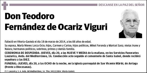 FERNANDEZ DE OCARIZ VIGURI,TEODORO