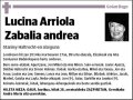 ARRIOLA ZABALIA,LUCINA