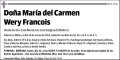 WERY FRANCOIS,MARIA DEL CARMEN