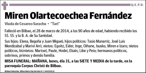 OLARTECOECHEA FERNANDEZ,MIREN