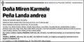 PEÑA LANDA,MIREN KARMELE