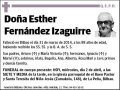 FERNANDEZ IZAGUIRRE,ESTHER