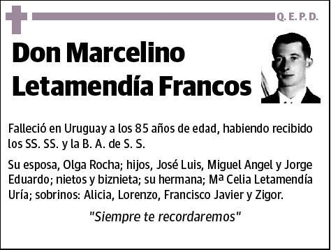 LETAMENDIA FRANCOS,MARCELINO