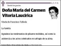 VITORIA LAUCIRICA,MARIA DEL CARMEN