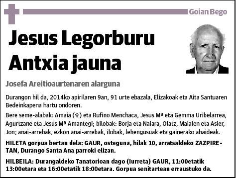 LEGORBURU ANTXIA,JESUS