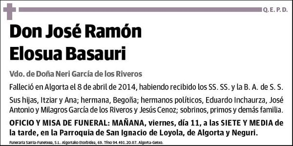 ELOSUA BASAURI,JOSE RAMON