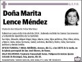 LENCE MENDEZ,MARITA
