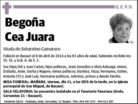 CEA JUARA,BEGOÑA