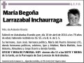 LARRAZABAL INCHAURRAGA,MARIA BEGOÑA