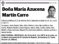MARTIN CARRO,MARIA AZUZENA