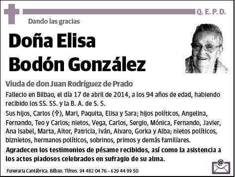 BODON GONZALEZ,ELISA