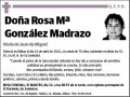 GONZALEZ MADRAZO,ROSA Mª
