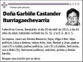 CASTANDER ITURRIAGAECHEVARRIA,GARBIÑE
