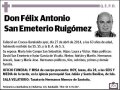 SAN EMETERIO RUIGOMEZ,FELIX ANTONIO