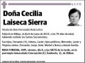 LAISECA SIERRA,CECILIA