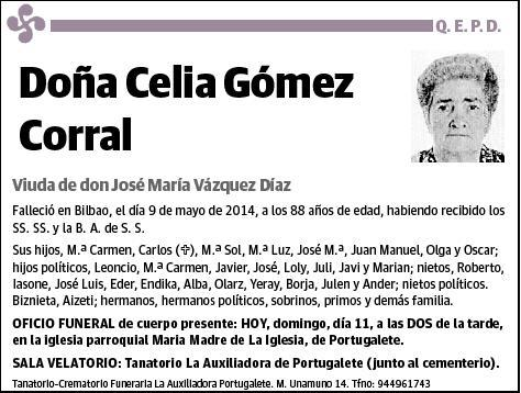 GOMEZ CORRAL,CELIA