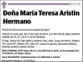 ARISTIN HERMANO,MARIA TERESA