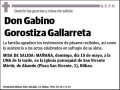 GOROSTIZA GALLARRETA,GABINO