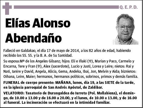 ALONSO ABENDAÑO,ELIAS