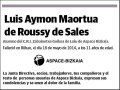 MAORTUA DE ROUSSY DE SALES,LUIS AYMON