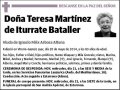 MARTINEZ DE ITURRATE BATALLER,TERESA