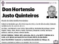 JUSTO QUINTEIROS,HORTENSIO
