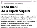 DE LA TAJADA SUGASTI,JUANI