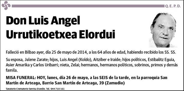 URRUTIKOETXEA ELORDUI,LUIS ANGEL