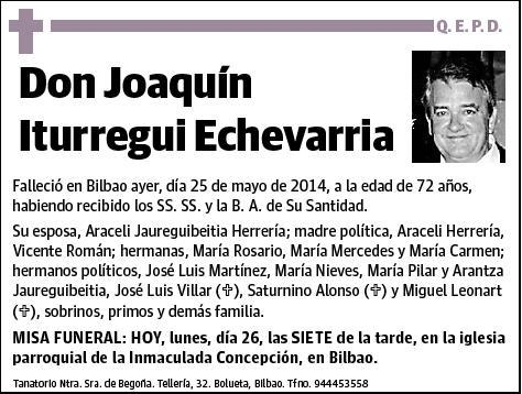 ITURREGUI ECHEVARRIA,JOAQUIN