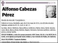 CABEZAS PEREZ,ALFONSO