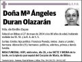 DURAN OLAZARAN,Mª ANGELES
