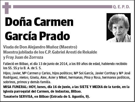 GARCIA PRADO,CARMEN