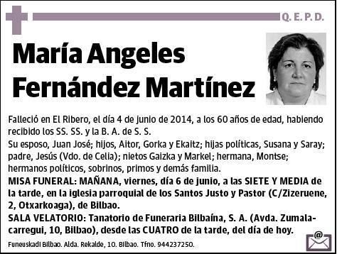 FERNANDEZ MARTINEZ,MARIA ANGELES