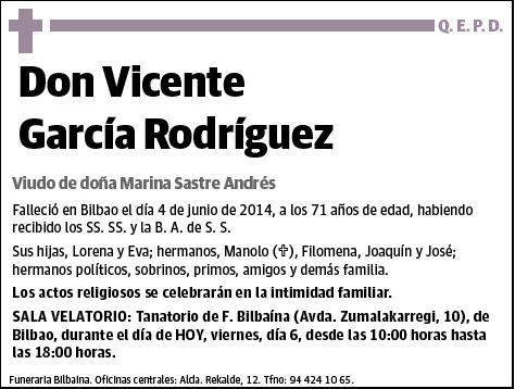 GARCIA RODRIGUEZ,VICENTE