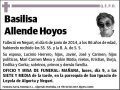 ALLENDE HOYOS,BASILISA