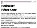 PEREZ SANZ,PEDRO Mª