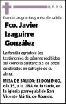 IZAGUIRRE GONZALEZ,FCO. JAVIER