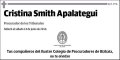 SMITH APALATEGUI,CRISTINA