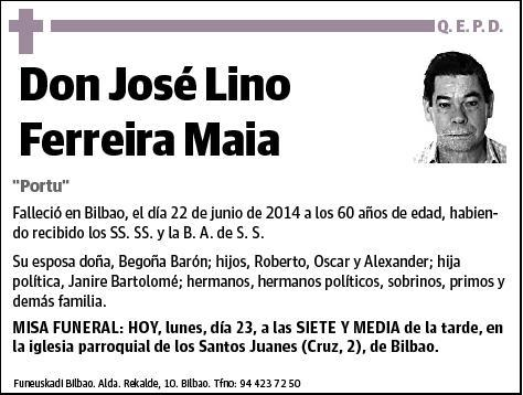 FERREIRA MAIA,JOSE LINO