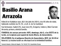 ARANA ARRAZOLA,BASILIO