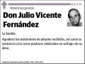 VICENTE FERNANDEZ,JULIO