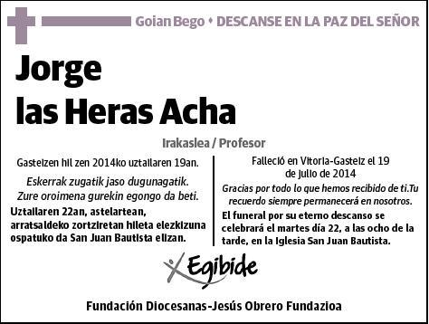 LAS HERAS ACHA,JORGE LUIS