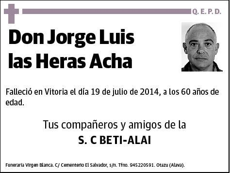 LAS HERAS ACHA,JORGE LUIS
