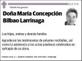 BILBAO LARRINAGA,MARIA CONCEPCION