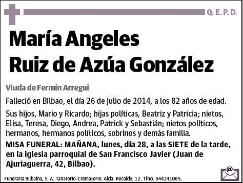 RUIZ DE AZUA GONZALEZ,MARIA ANGELES