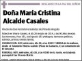ALCALDE CASALES,MARIA CRISTINA