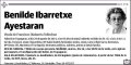 IBARRETXE AYESTARAN,BENILDE