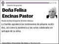 ENCINAS PASTOR,FELISA