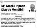 PIPAON DIAZ DE MENDIBIL,Mª ARACELI