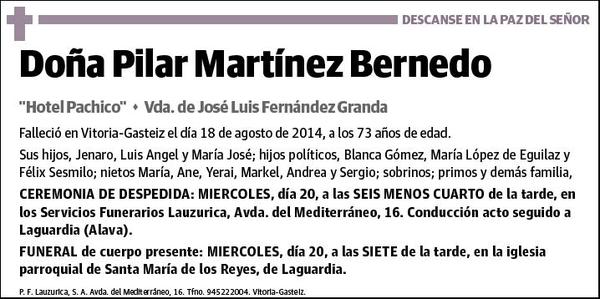 MARTINEZ BERNEDO,PILAR